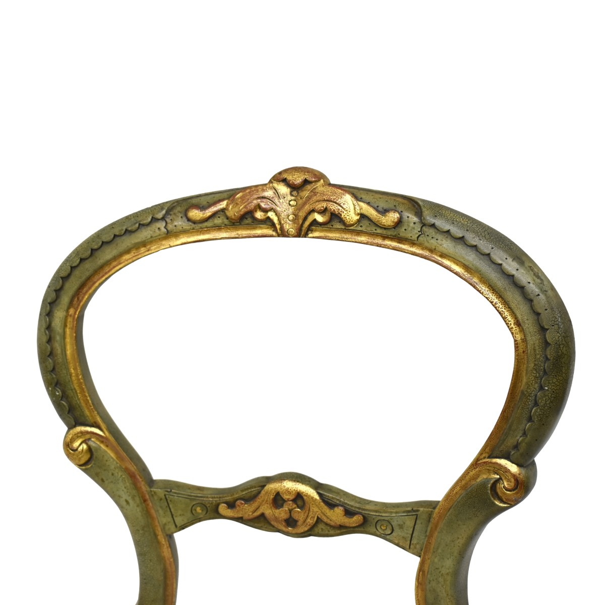 Gilt and Painted Wood Chair