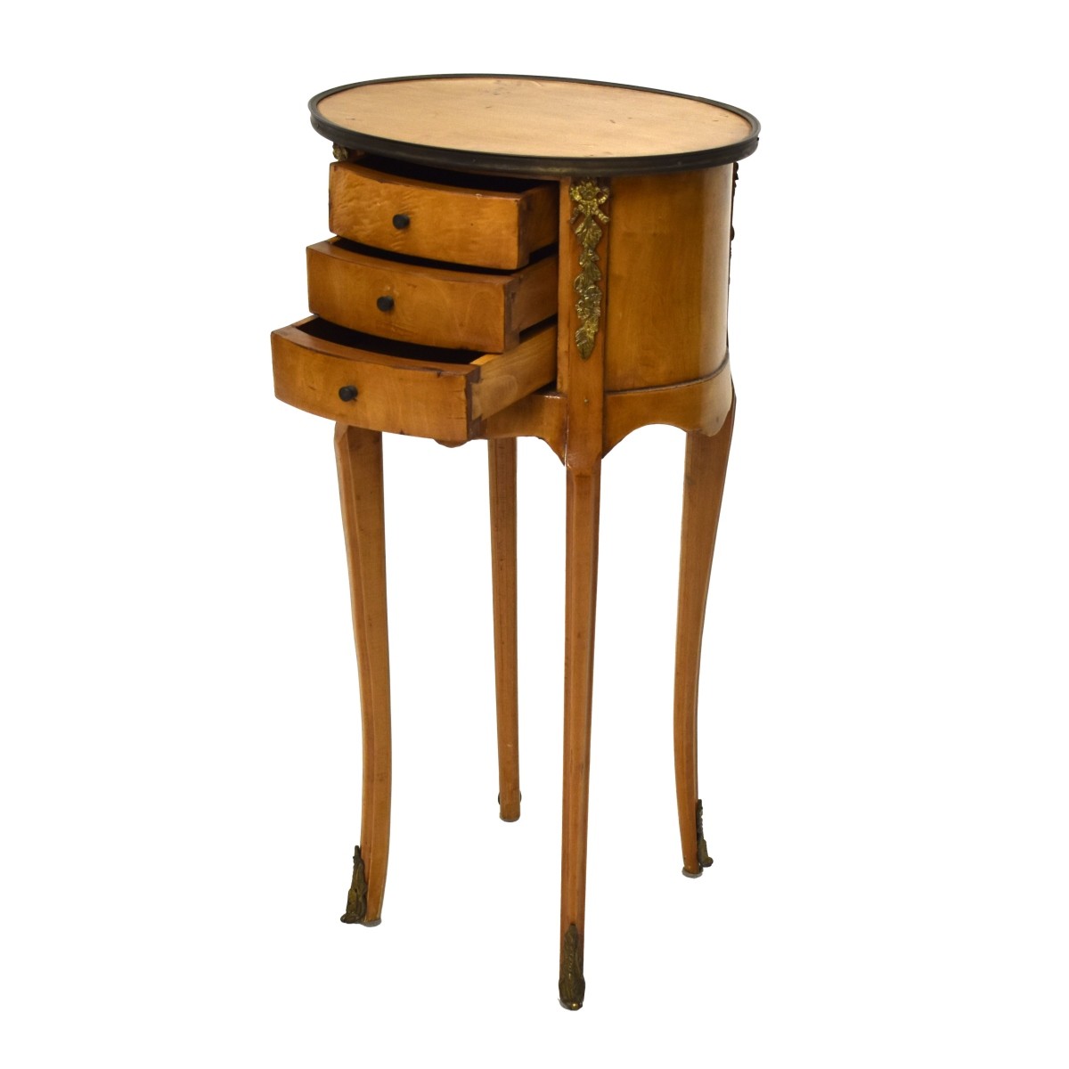Small Oval Wood Occasional Table