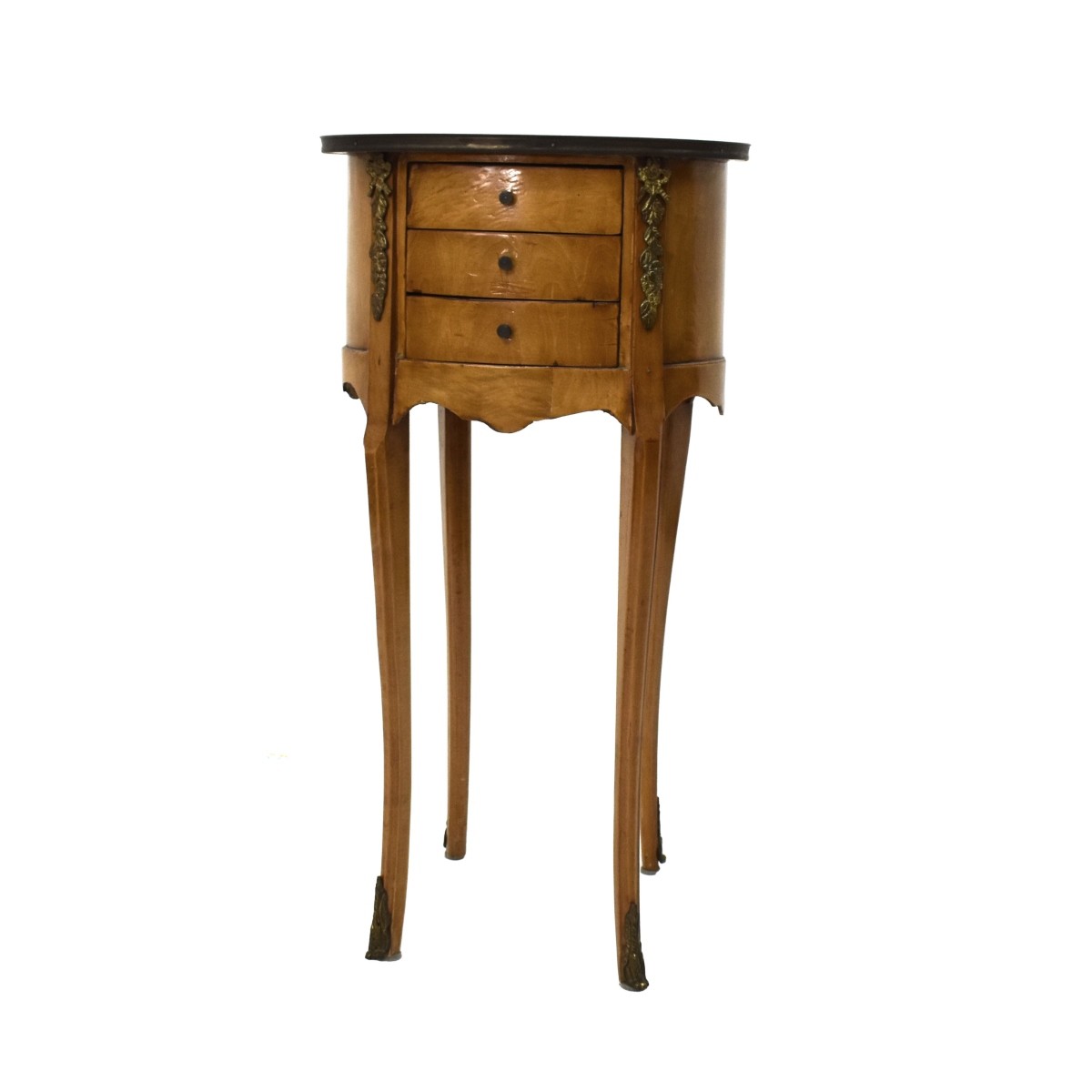 Small Oval Wood Occasional Table