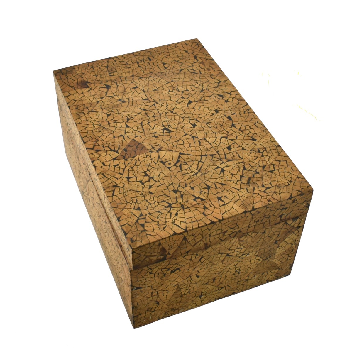 Vintage Painted Teak Storage Box