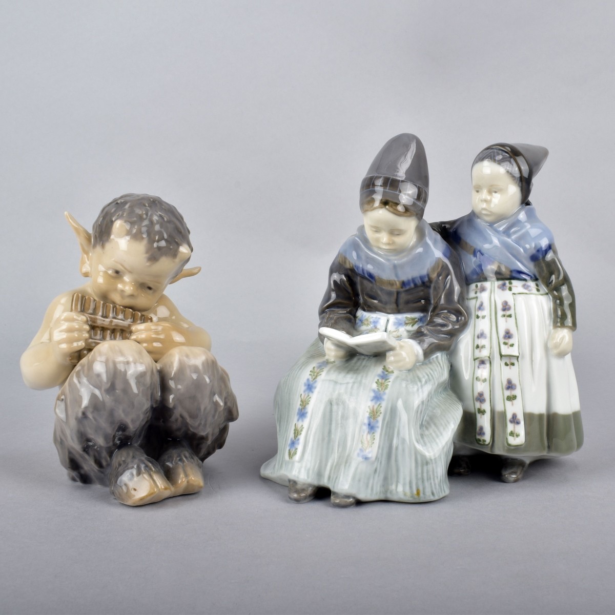 Two (2) Royal Copenhagen Porcelain Figurines