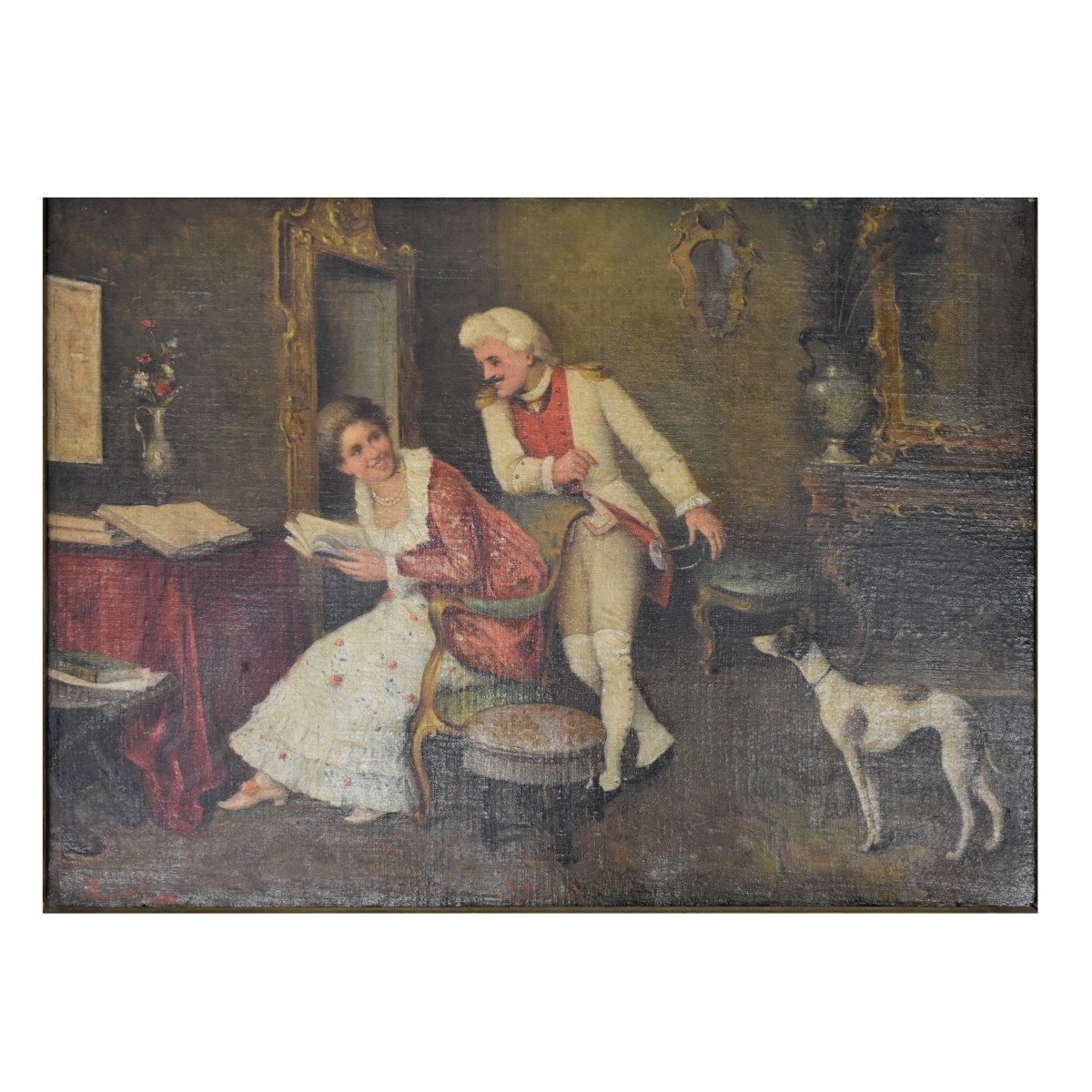 R. Agusti Italian (19C) O/C Courting