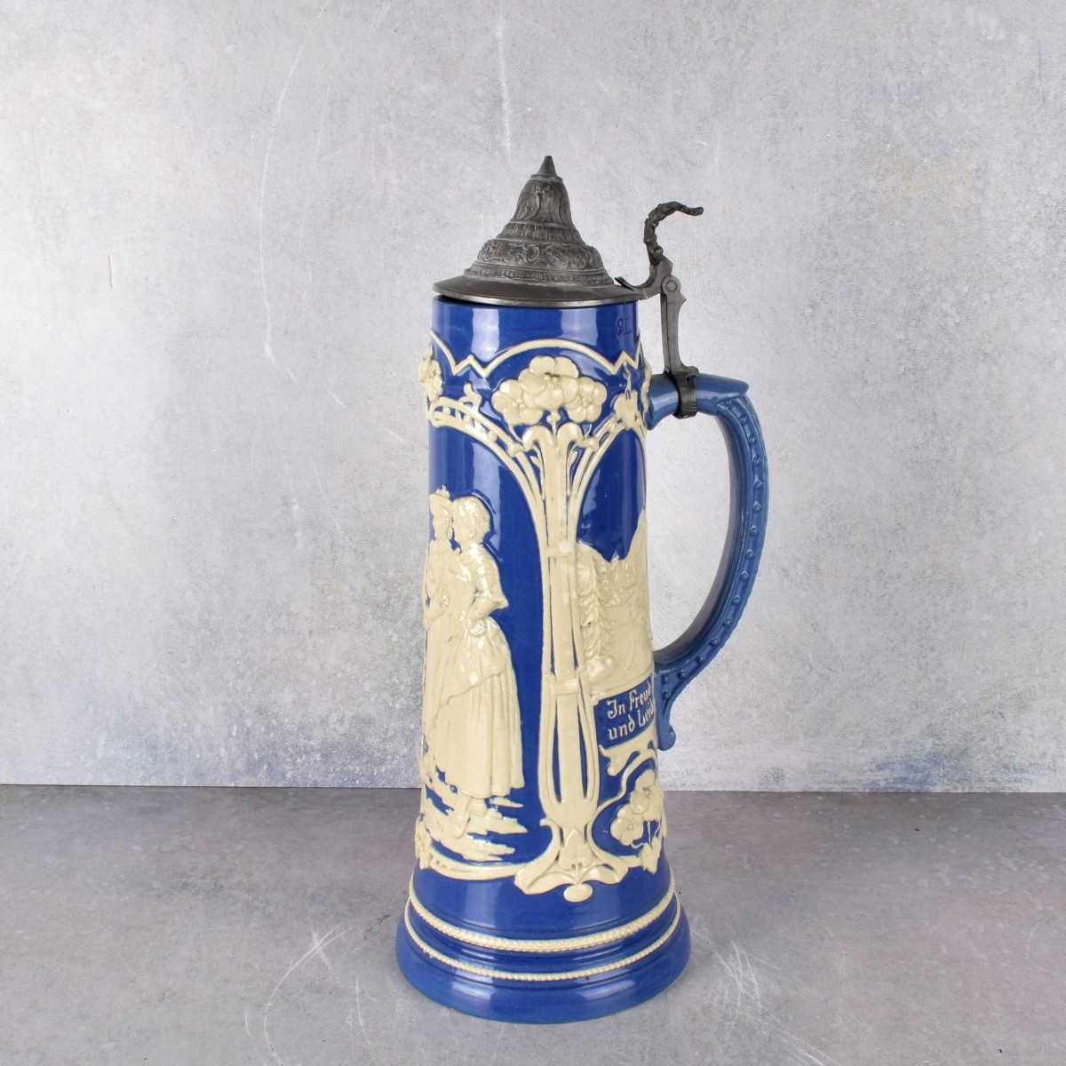 Vintage Musterschutz German Beer Stein