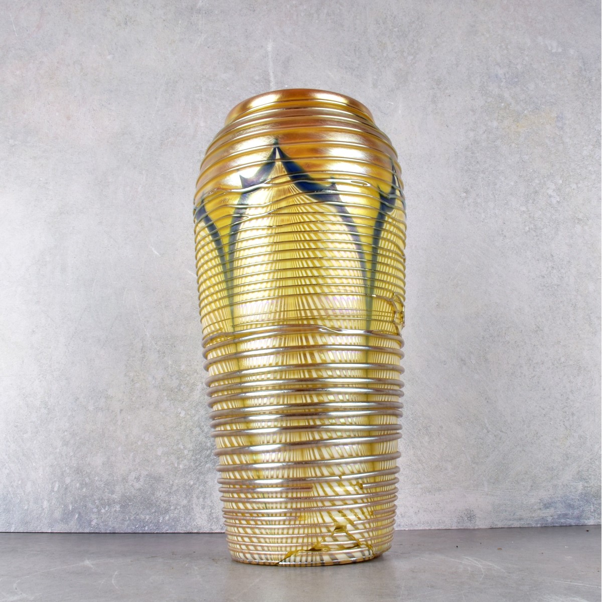 Hand Blown Vintage Art Glass Vase