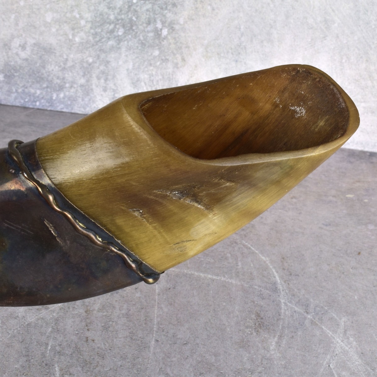 Vintage Polished Ram Horn Shofar