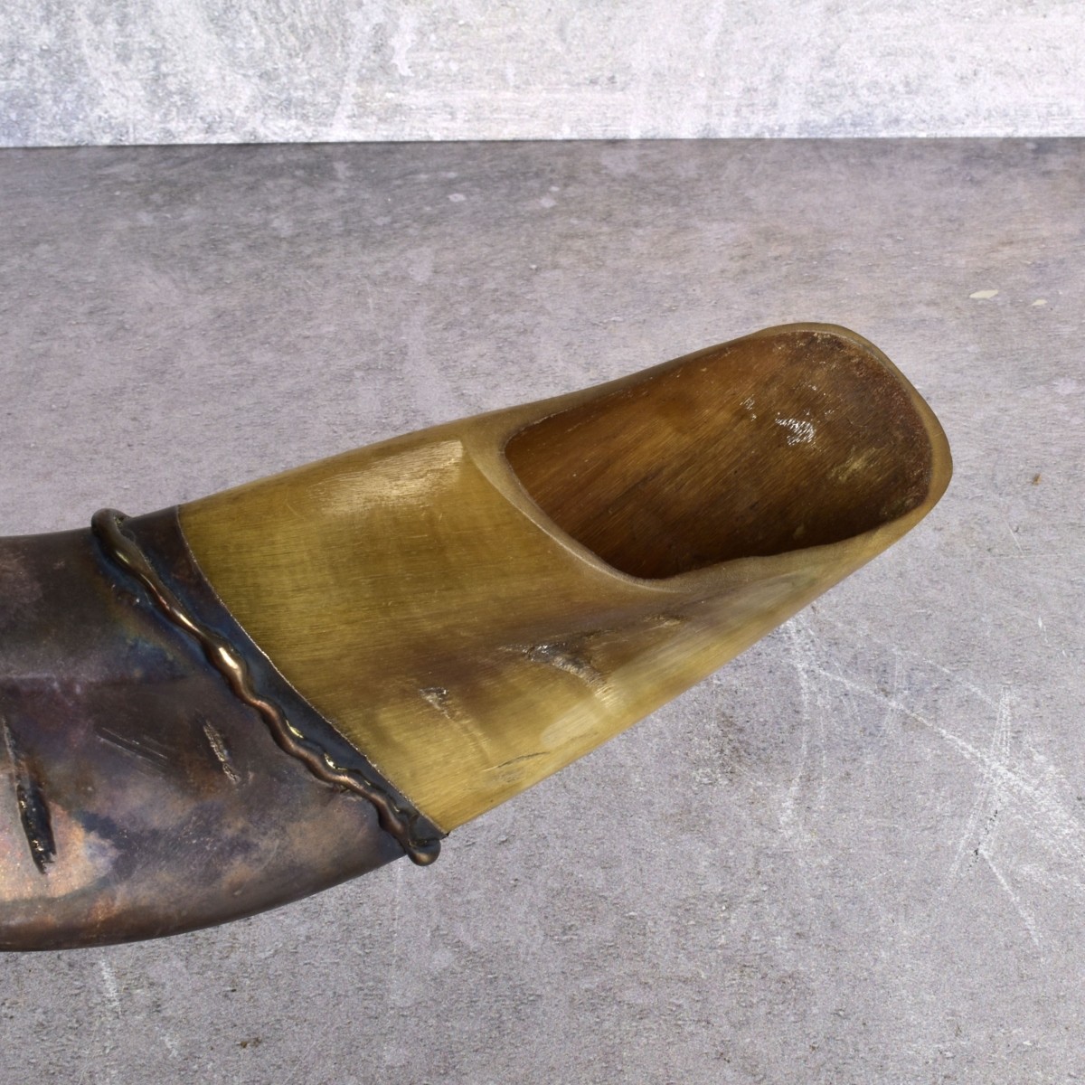 Vintage Polished Ram Horn Shofar