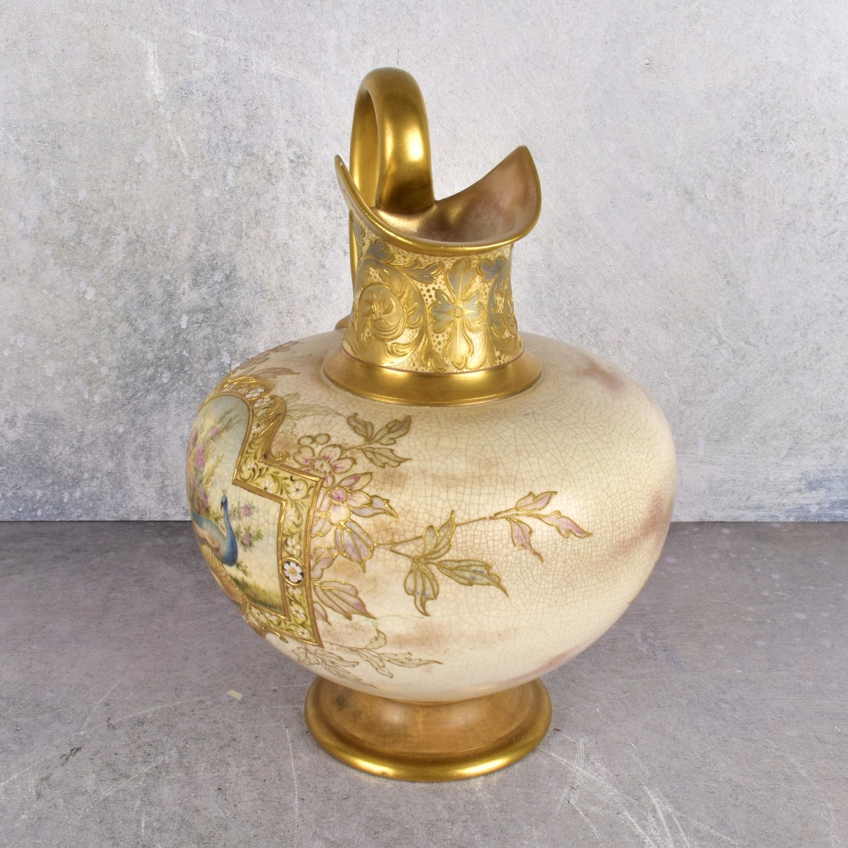 Antique Hand Painted Doulton Burslem Pitcher