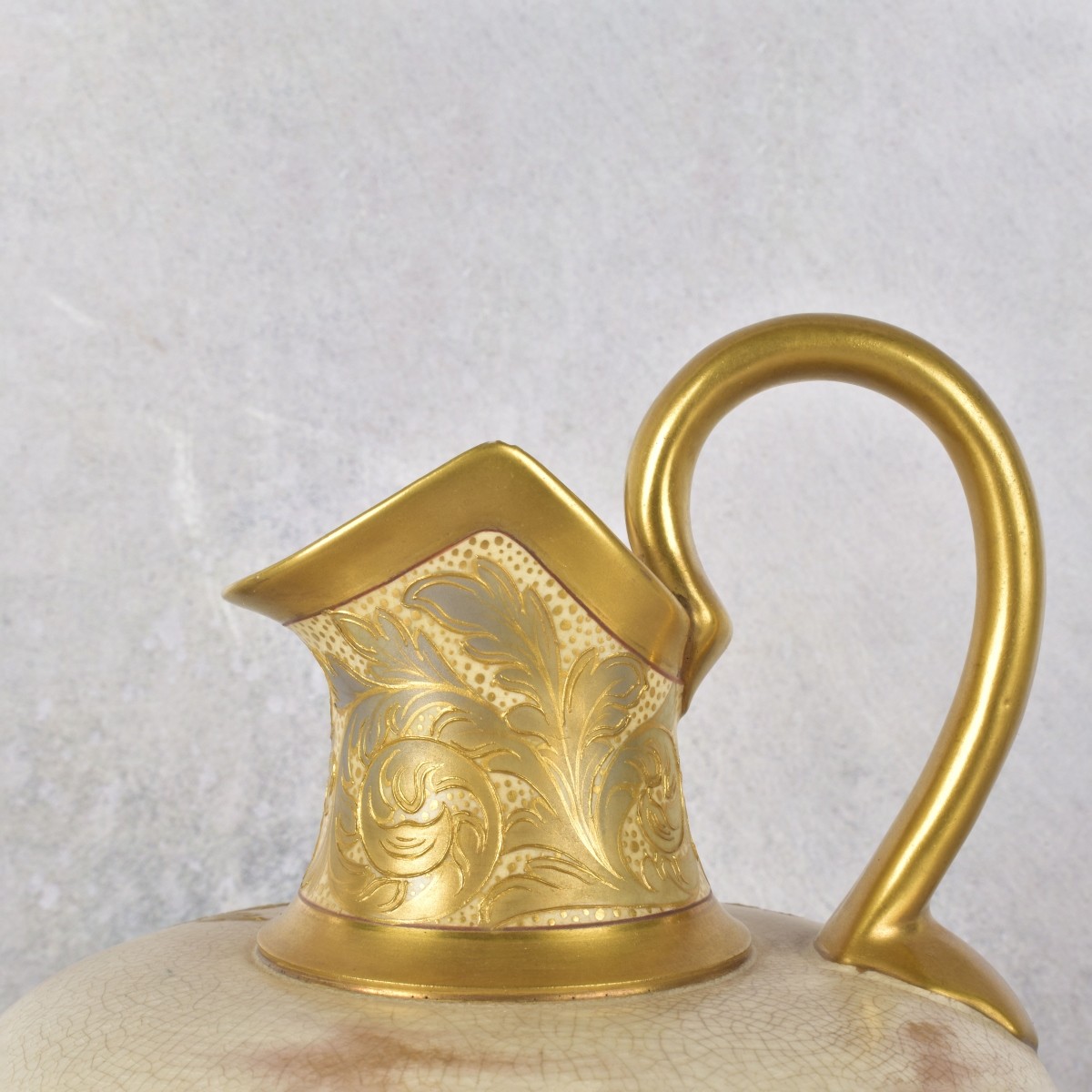 Antique Hand Painted Doulton Burslem Pitcher