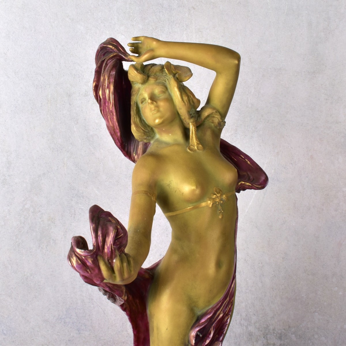 Antique Ernst Wahliss Art Nouveau Figurine