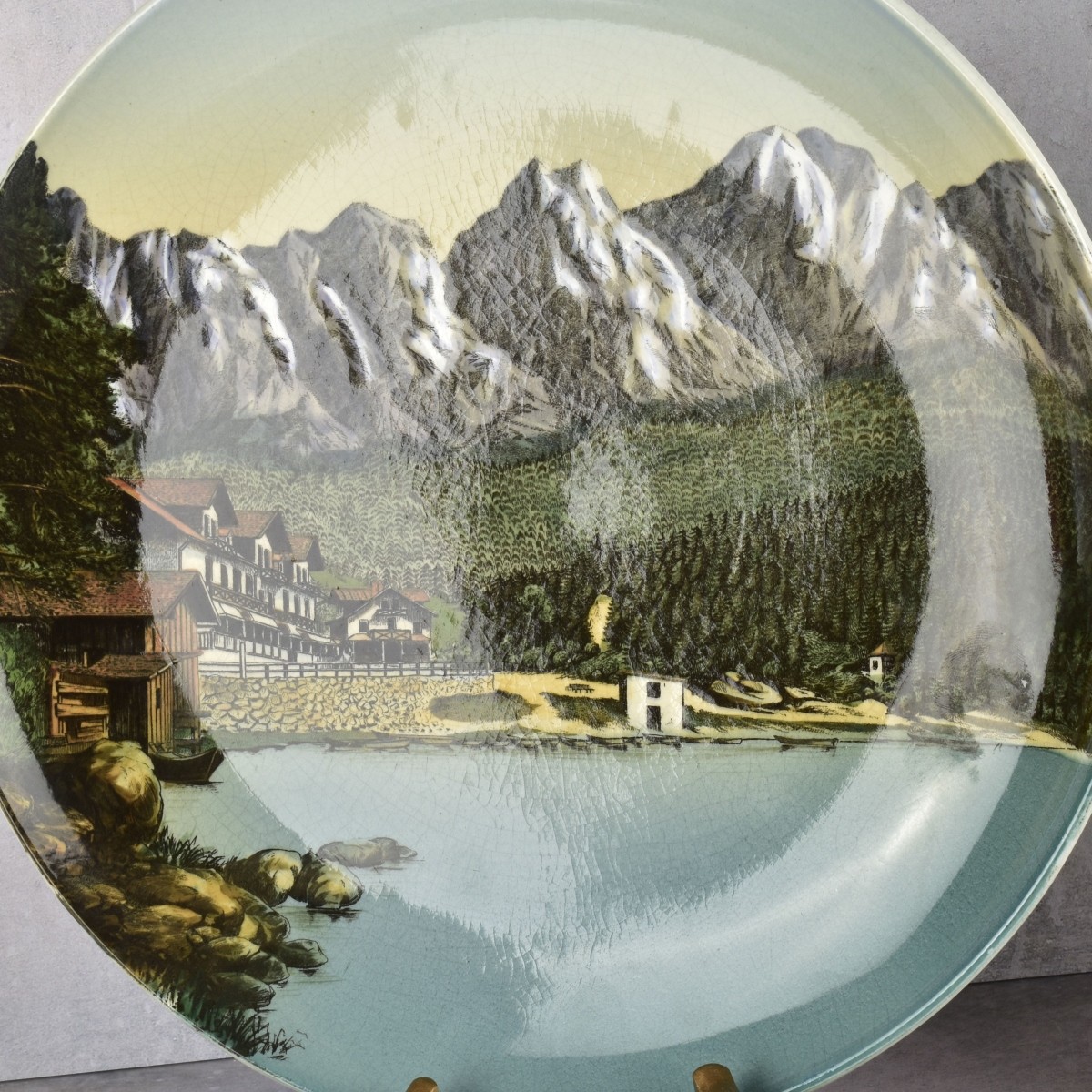 Vintage Villeroy & Boch, Mettlach Scenic Platters