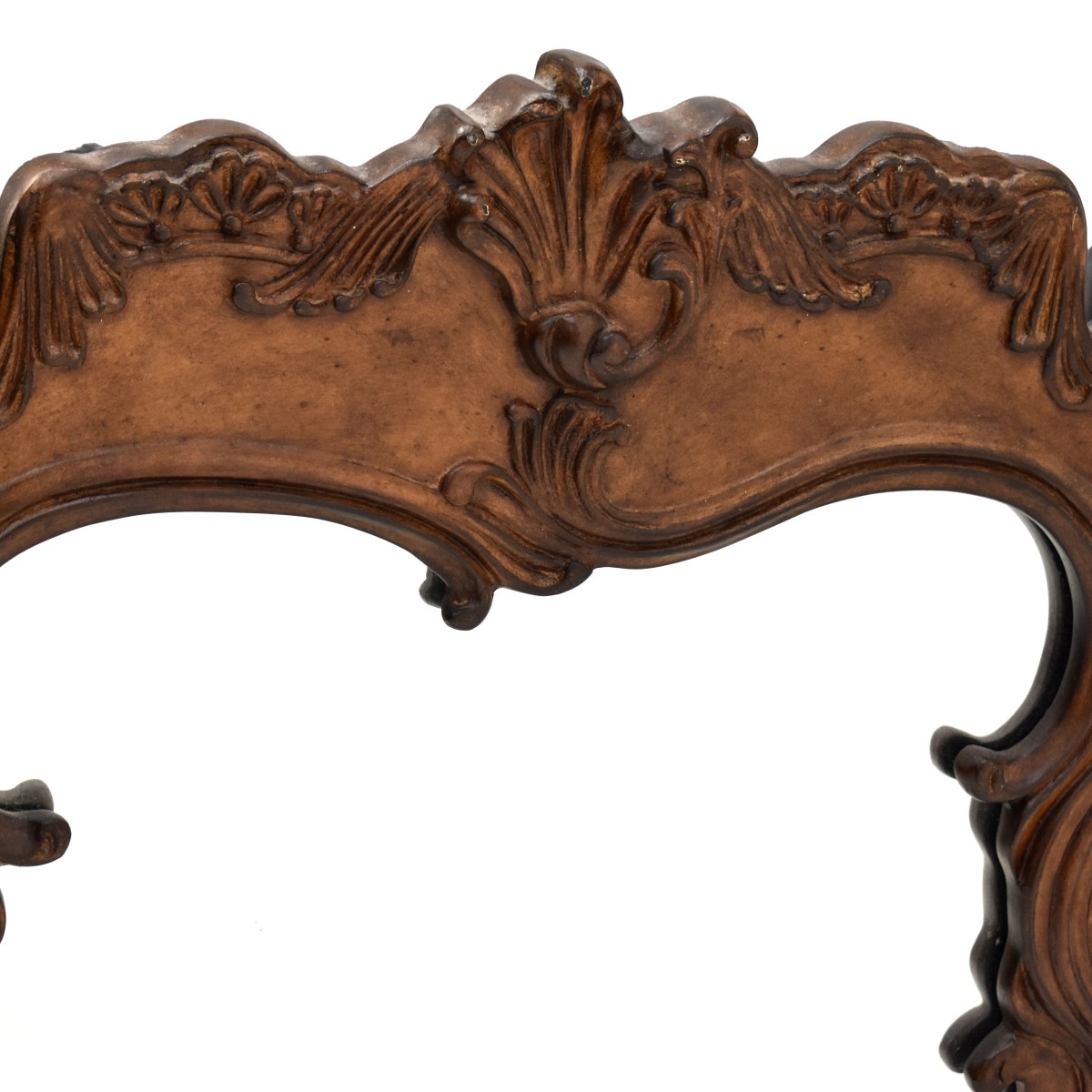 Modern French Style Ornate Wood Mirror