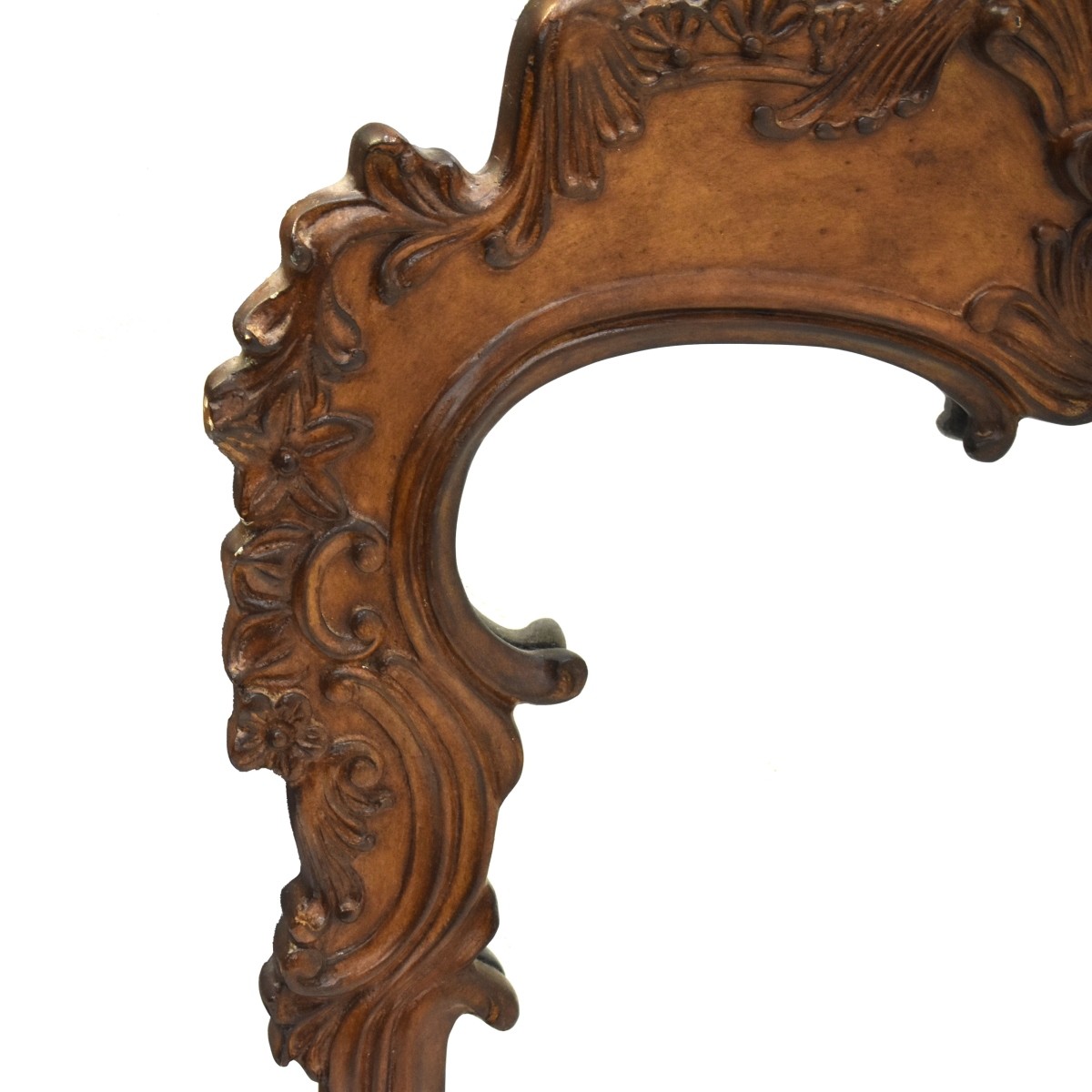 Modern French Style Ornate Wood Mirror