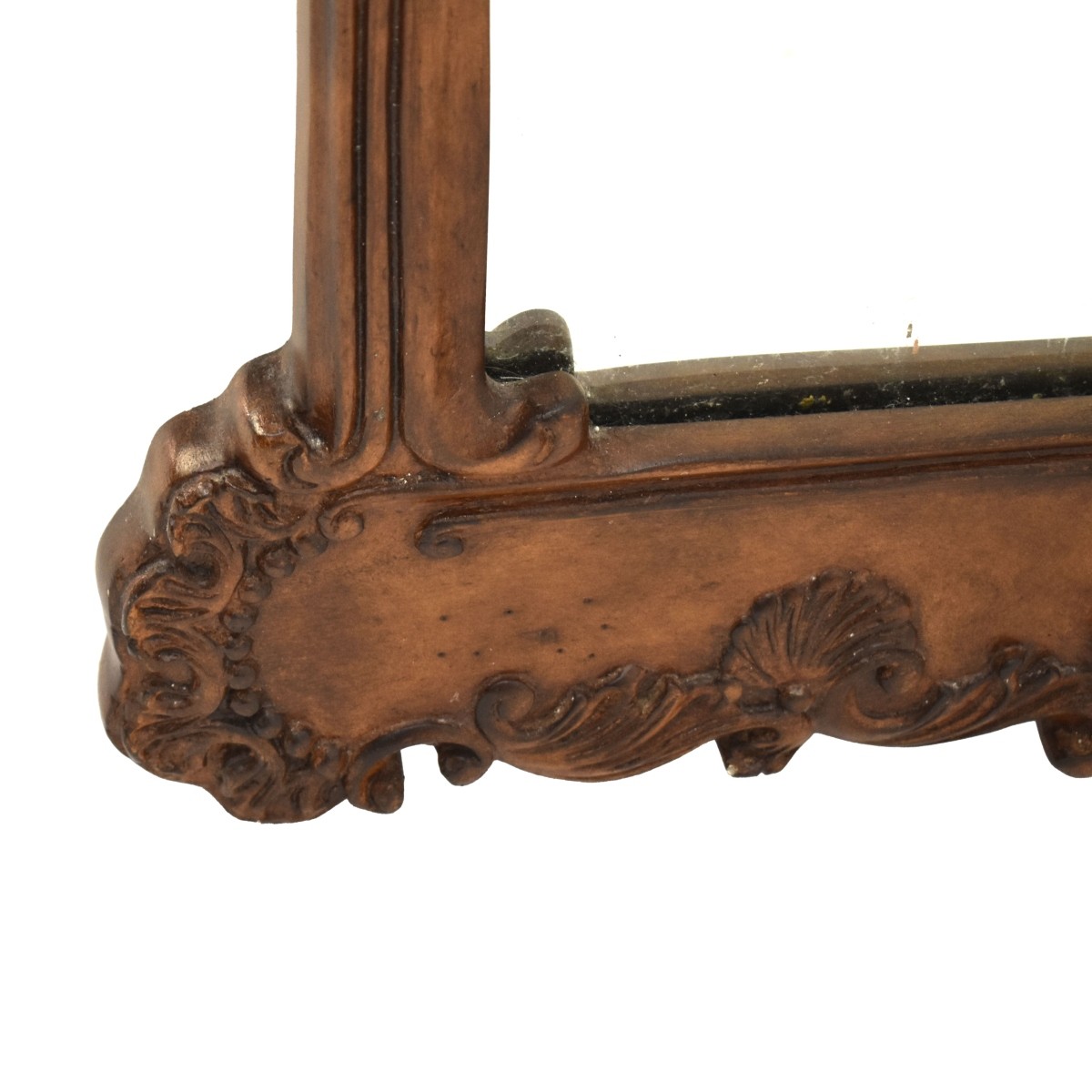 Modern French Style Ornate Wood Mirror