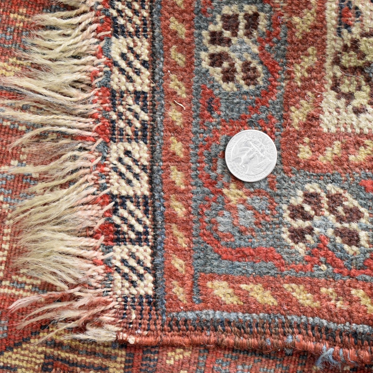 Antique Iranian Shiraz Wool Rug