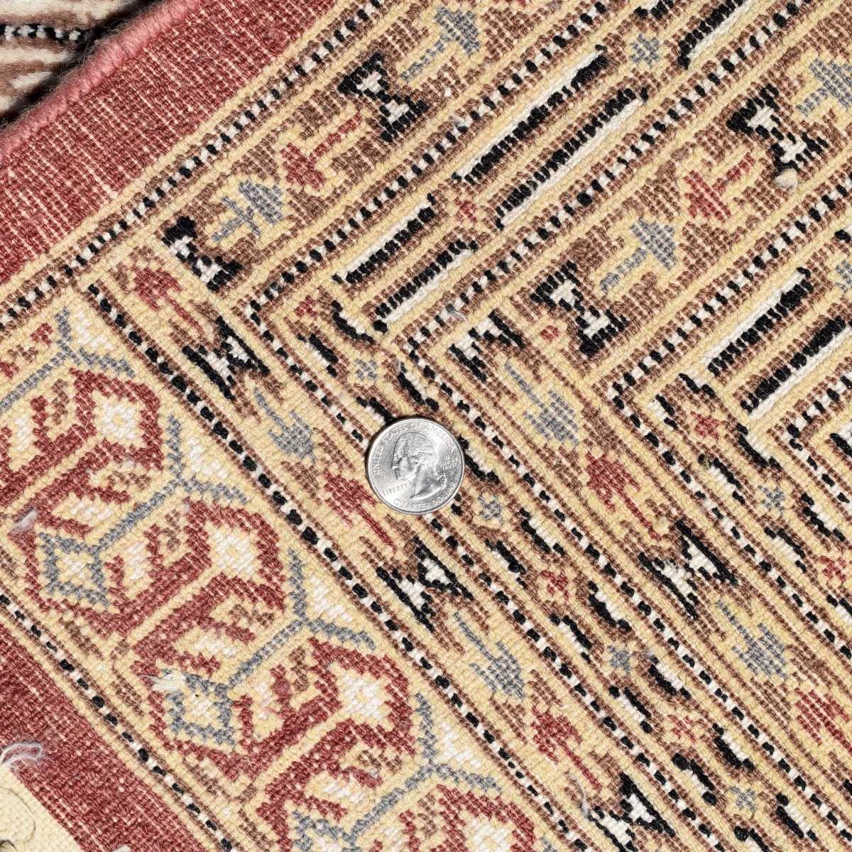 Vintage Pakistani Wool Carpet