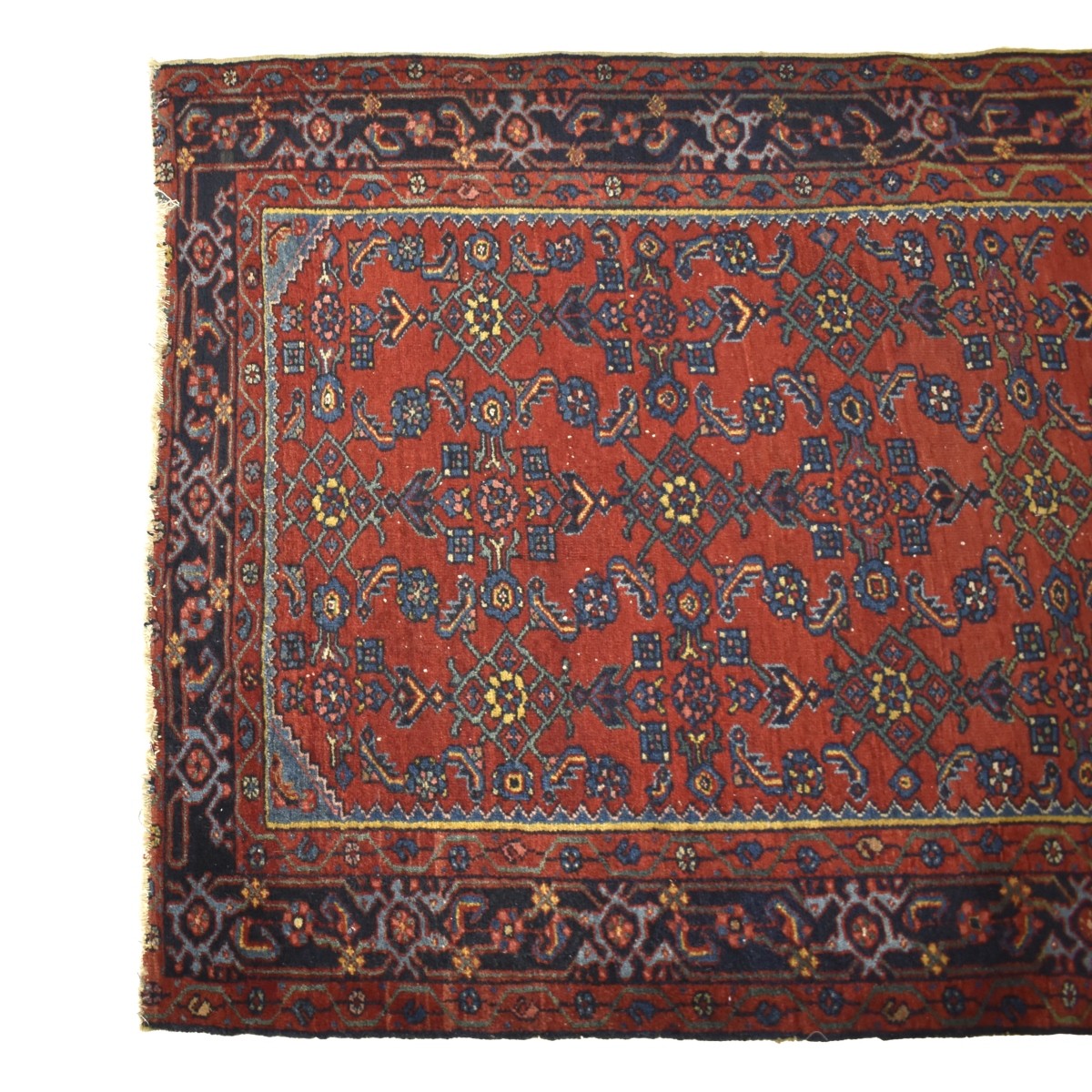 Vintage Persian Sarouk Wool Rug