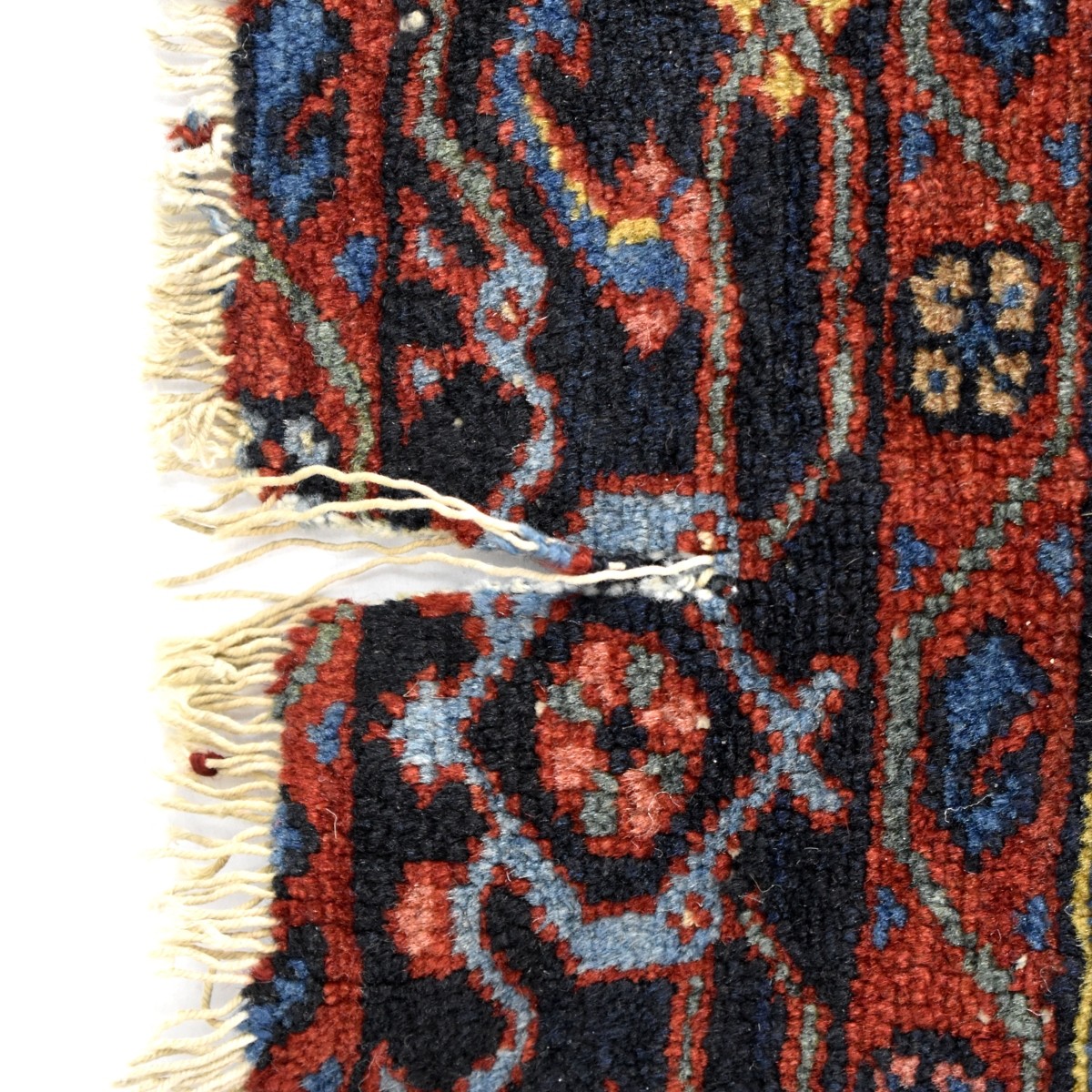Vintage Persian Sarouk Wool Rug