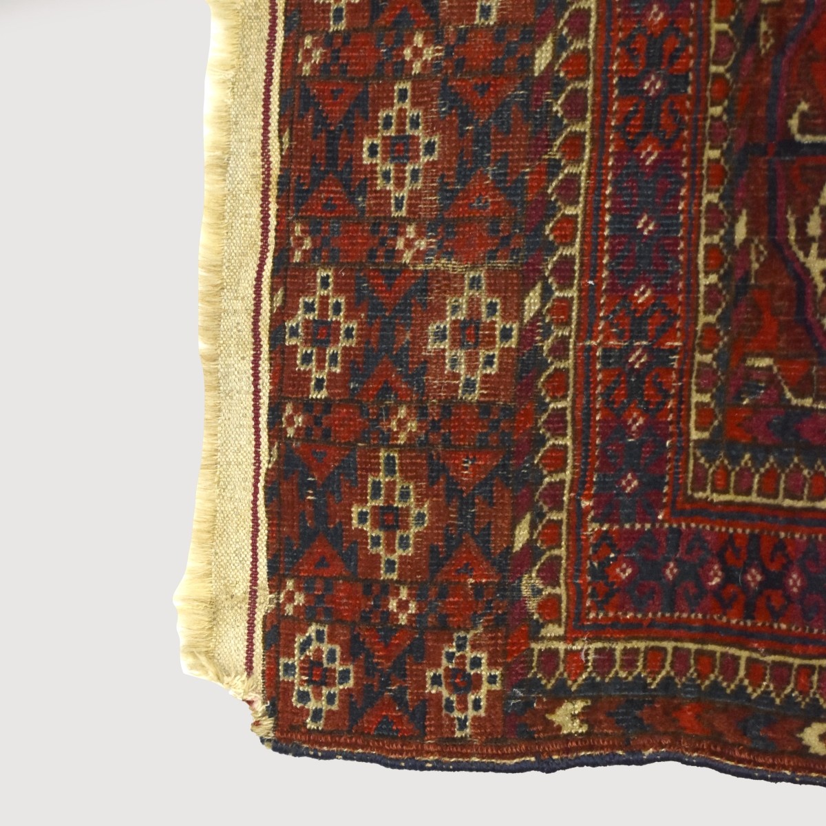 Vintage Persian Boukara Wool Rug