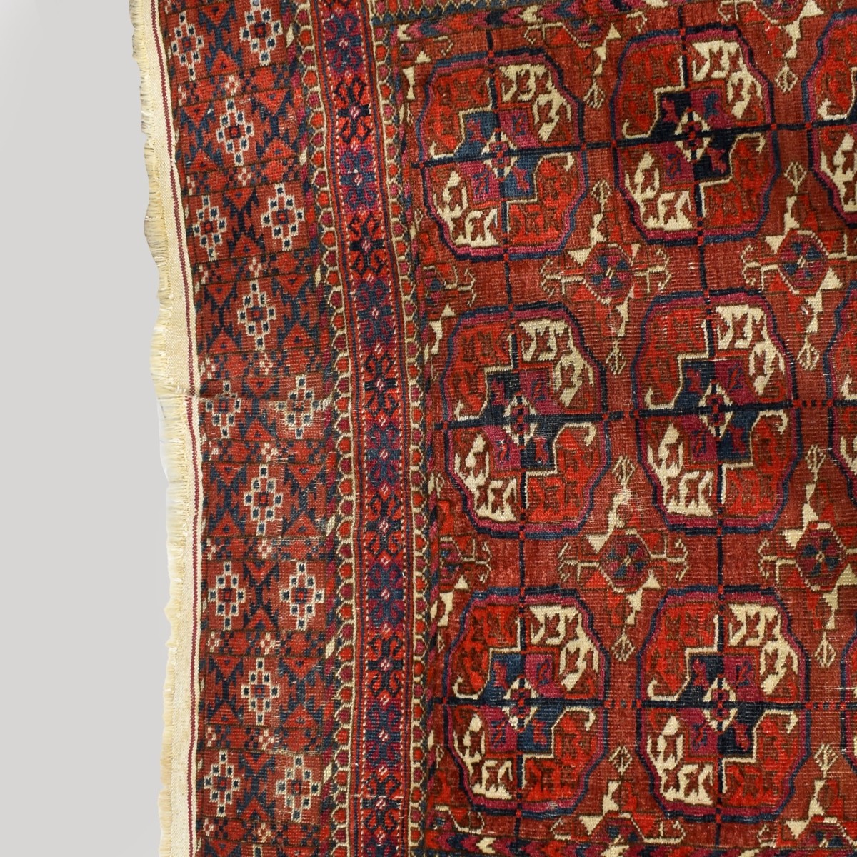 Vintage Persian Boukara Wool Rug