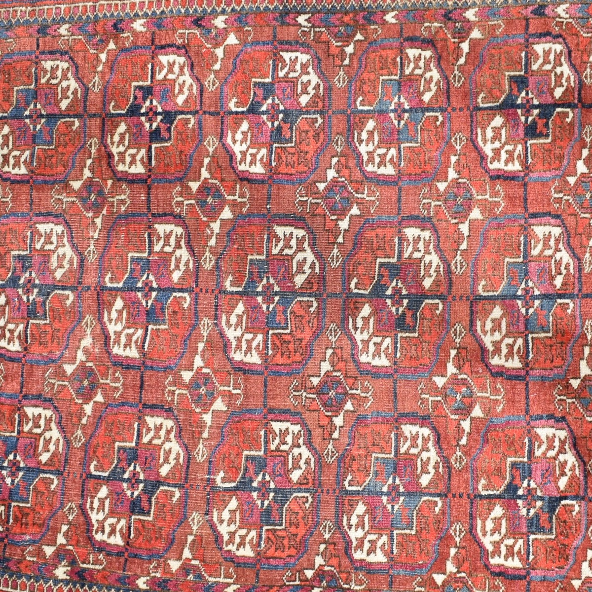 Vintage Persian Boukara Wool Rug