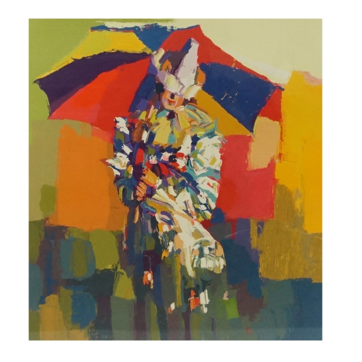 Nicola Simbari (1927 - 2012) Serigraph
