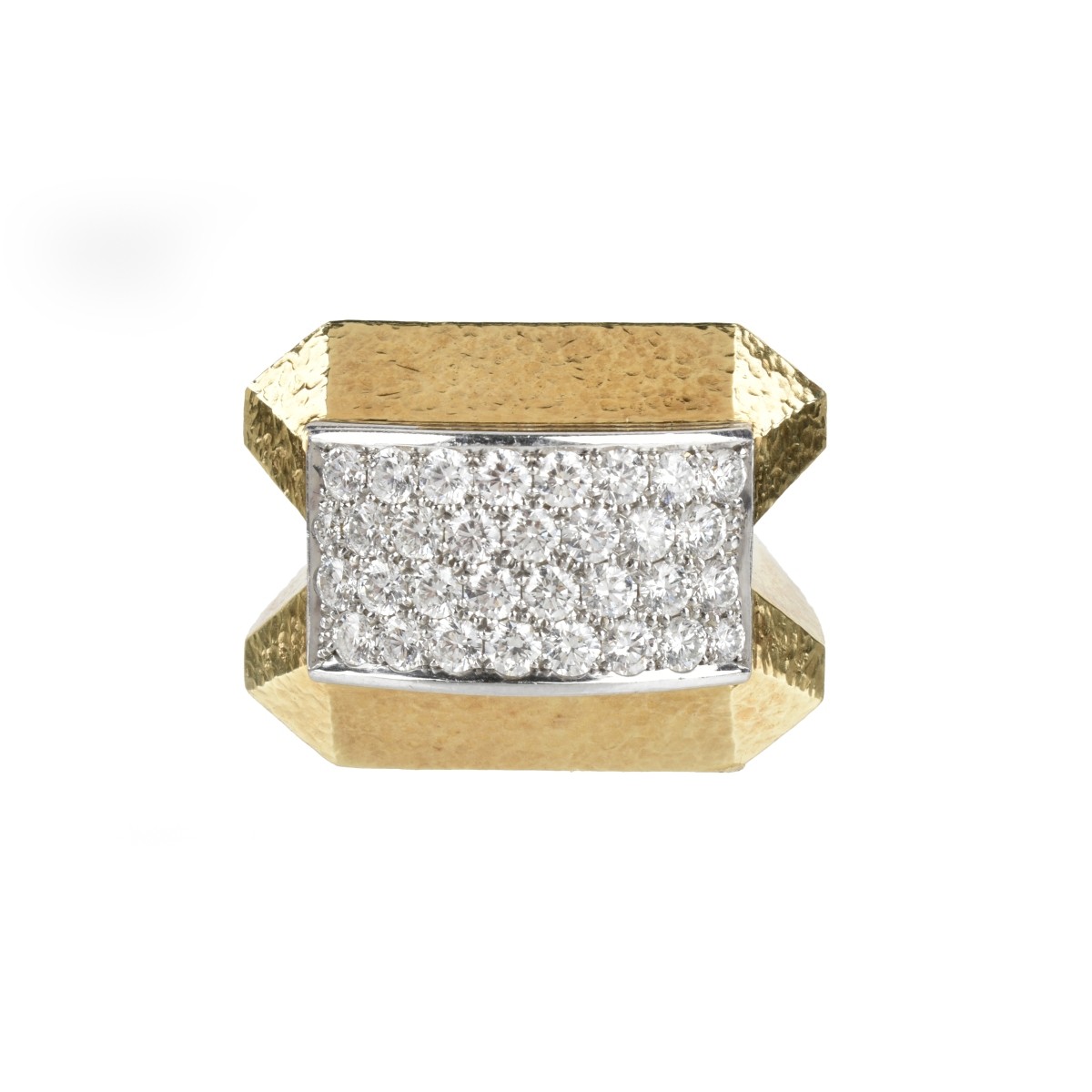David Webb Diamond and 18K Ring