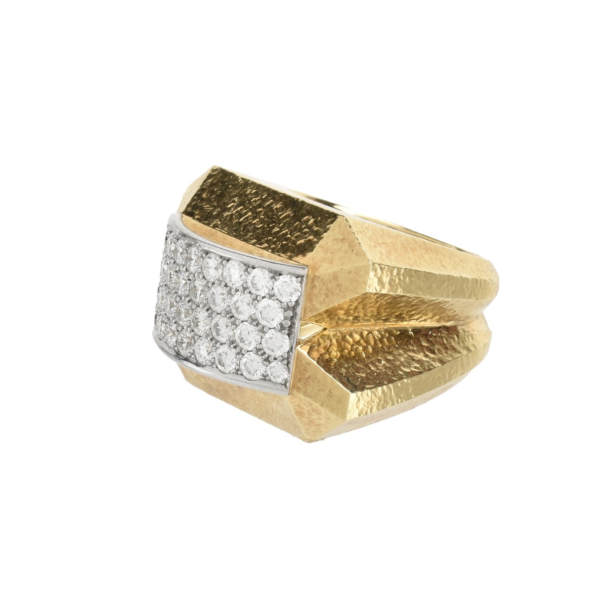 David Webb Diamond and 18K Ring