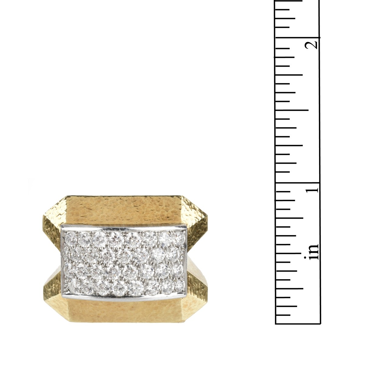 David Webb Diamond and 18K Ring