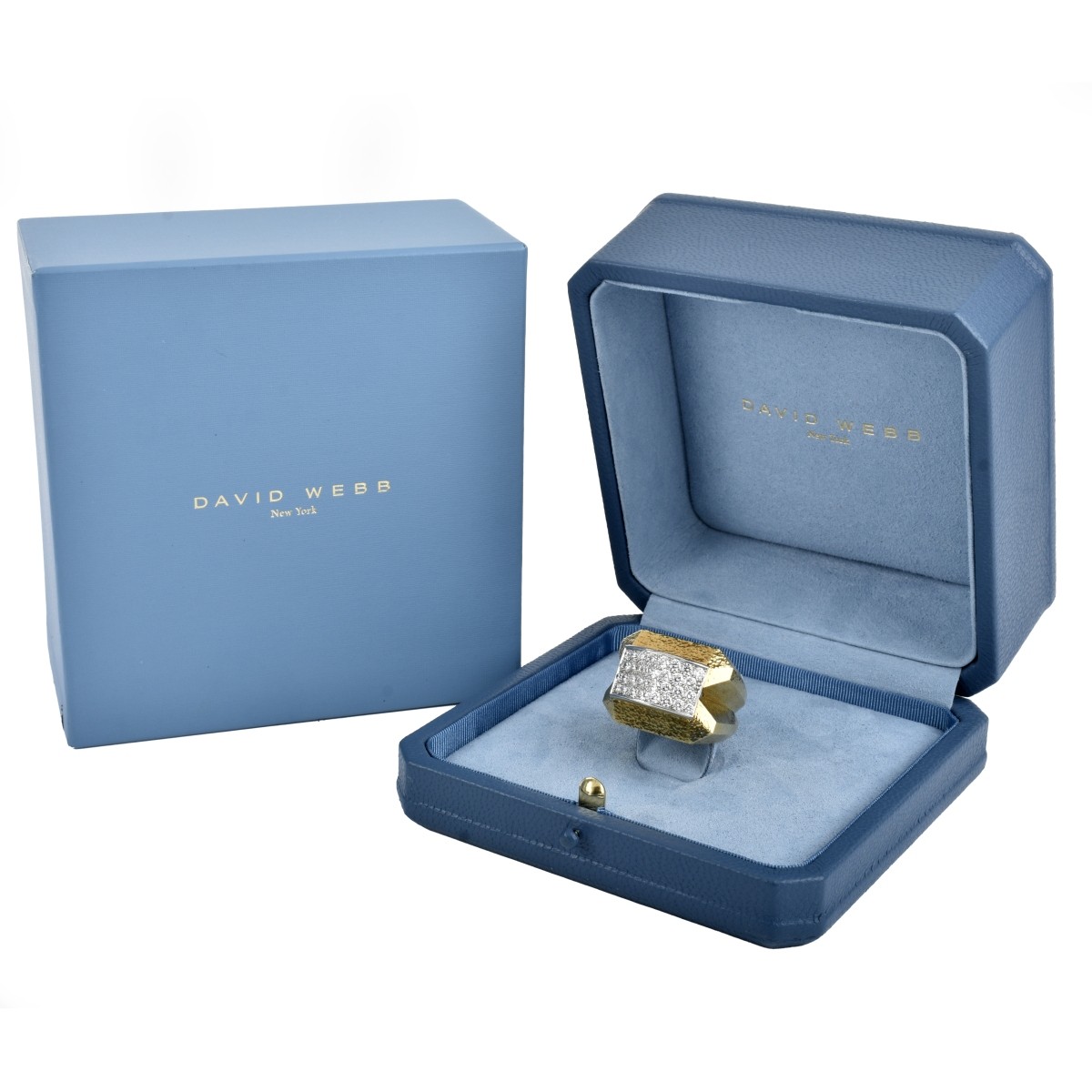 David Webb Diamond and 18K Ring