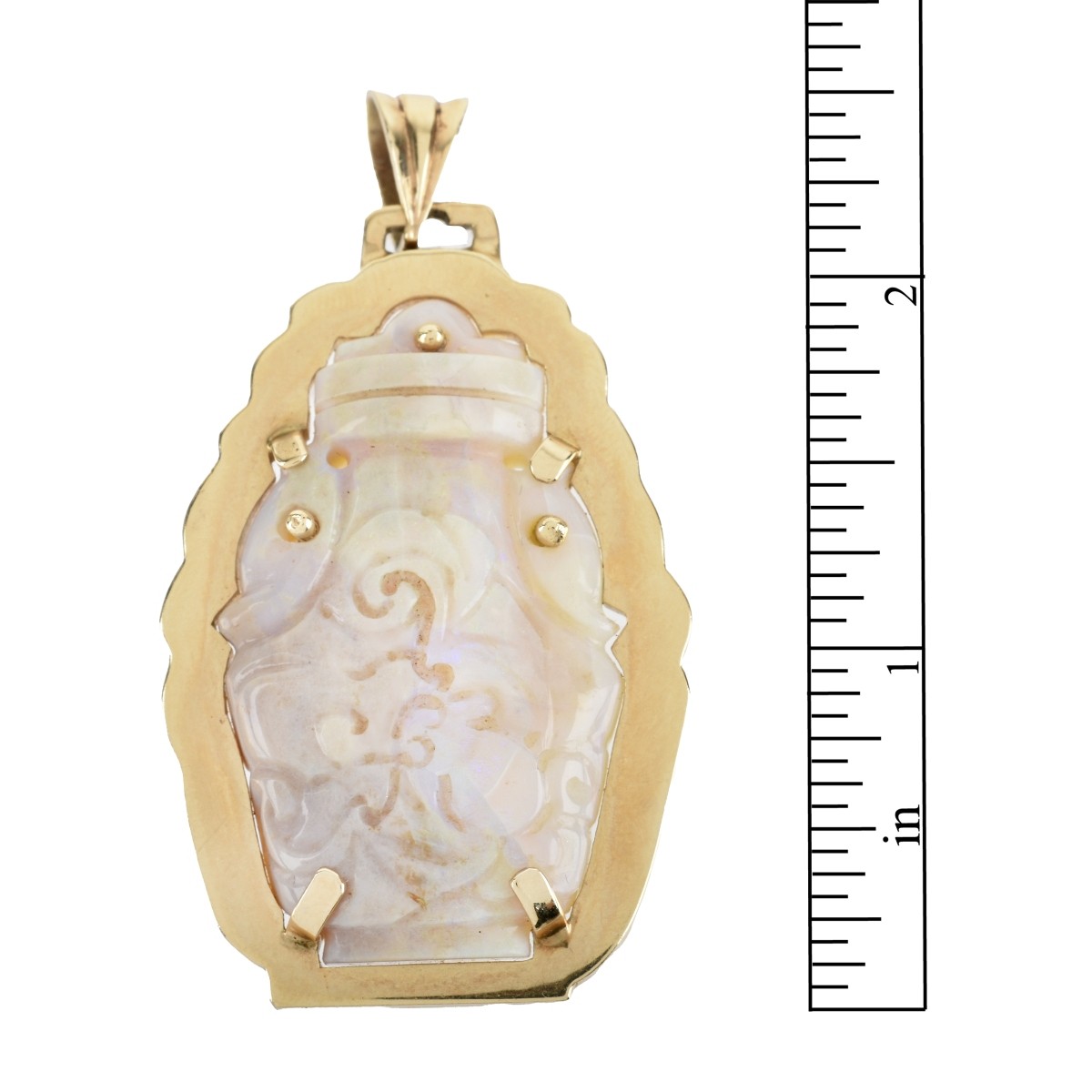 Opal and 14K Pendant