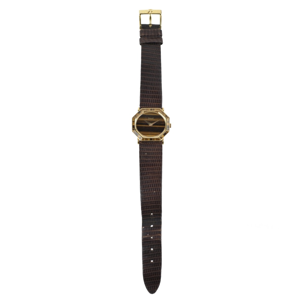 Piaget 18K and Tiger Eye Watch