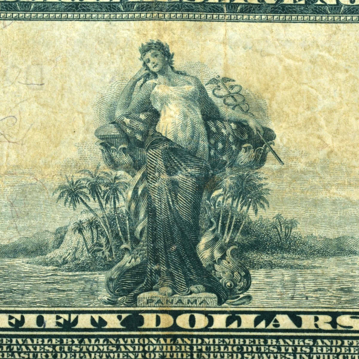 1914 US $50 Federal Reserve Note
