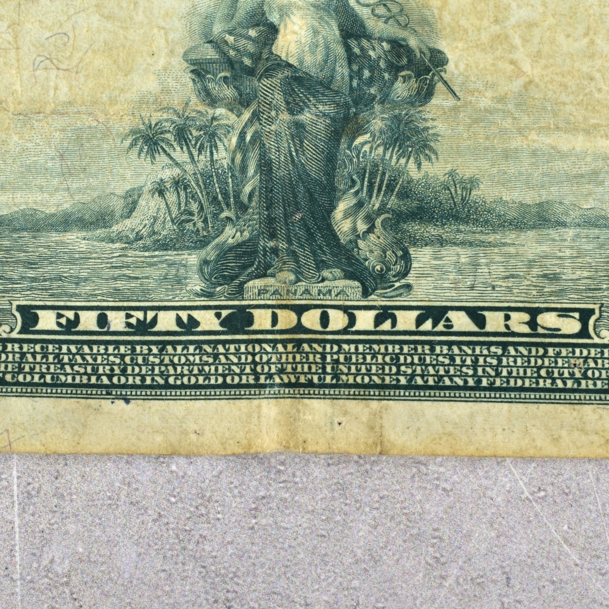 1914 US $50 Federal Reserve Note
