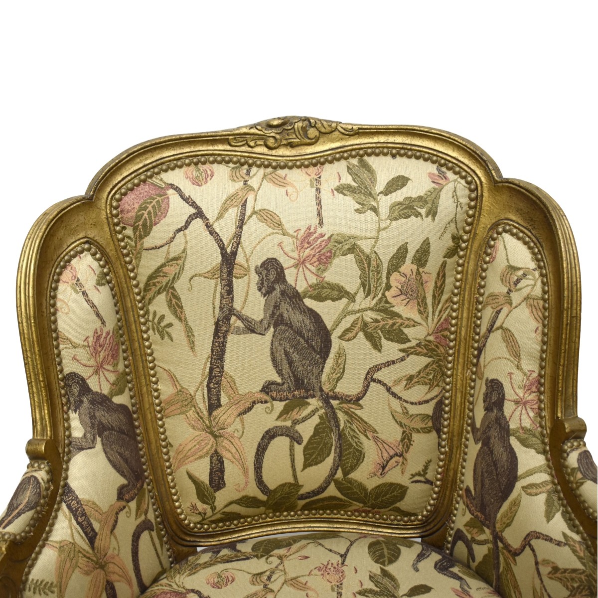 Mid-century French Rococo Style Bergere Chairs