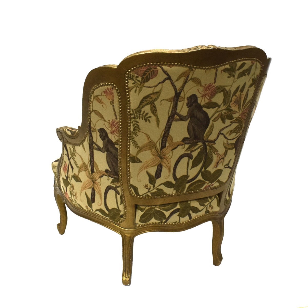 Mid-century French Rococo Style Bergere Chairs