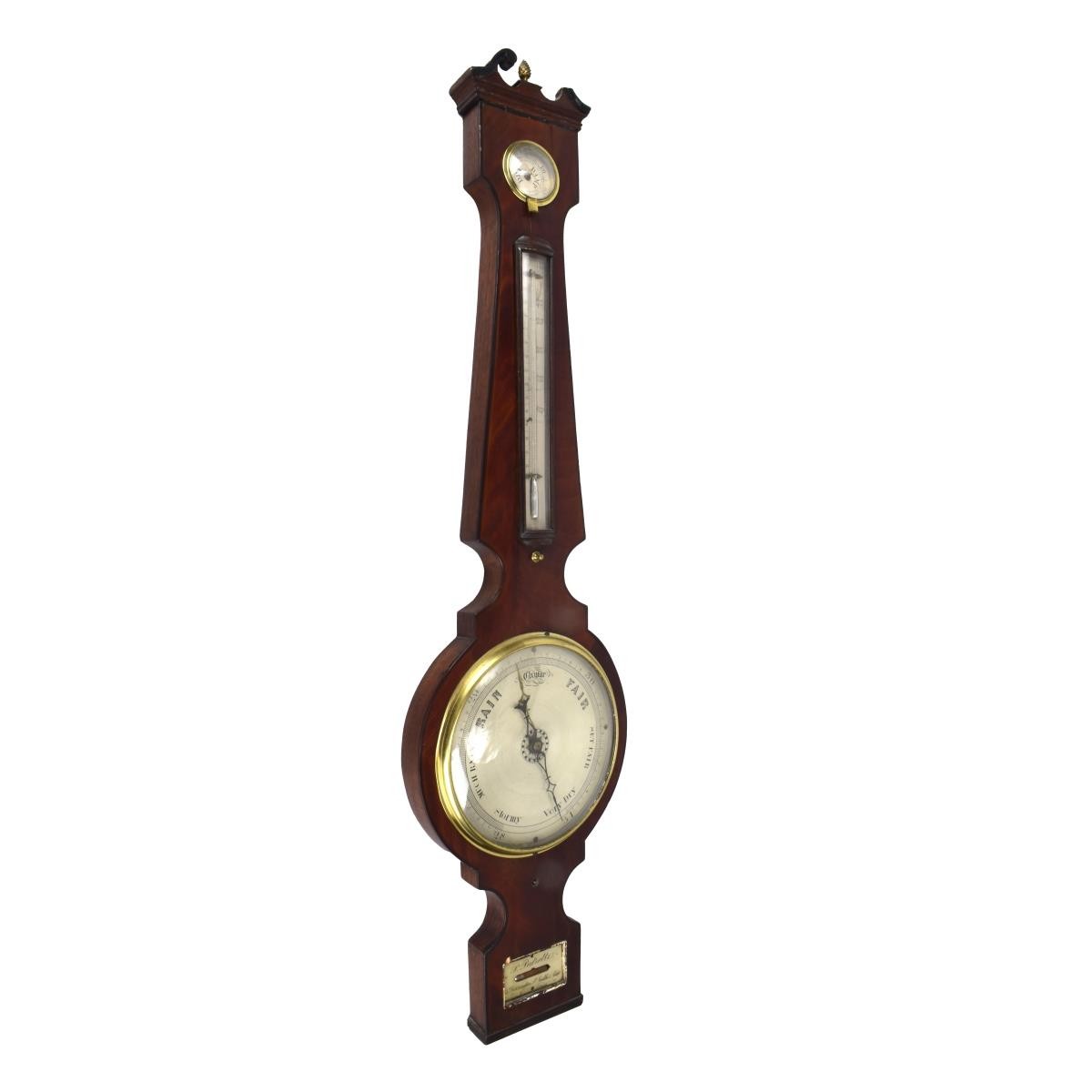 P. Pedretti English Thermometer Barometer