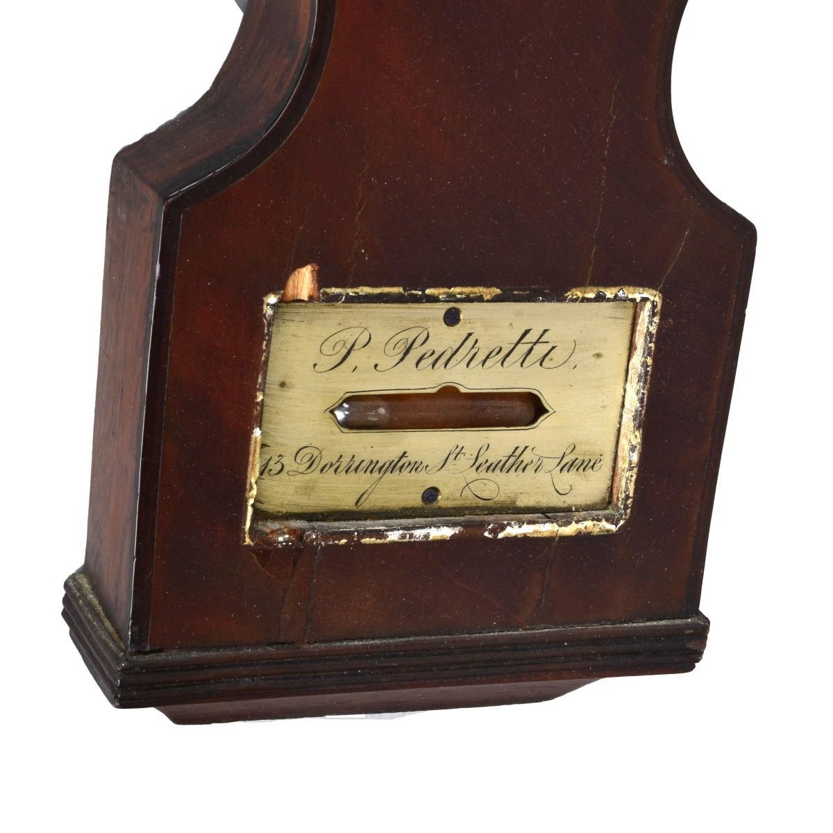 P. Pedretti English Thermometer Barometer