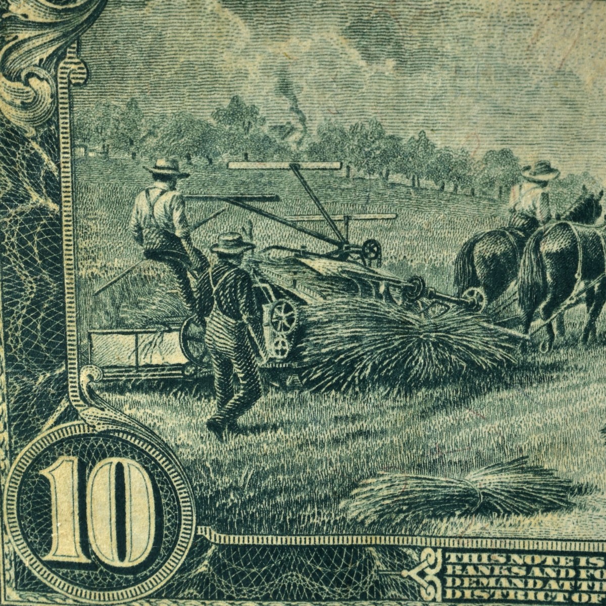 1914 US $5 / $10 Reserve Note