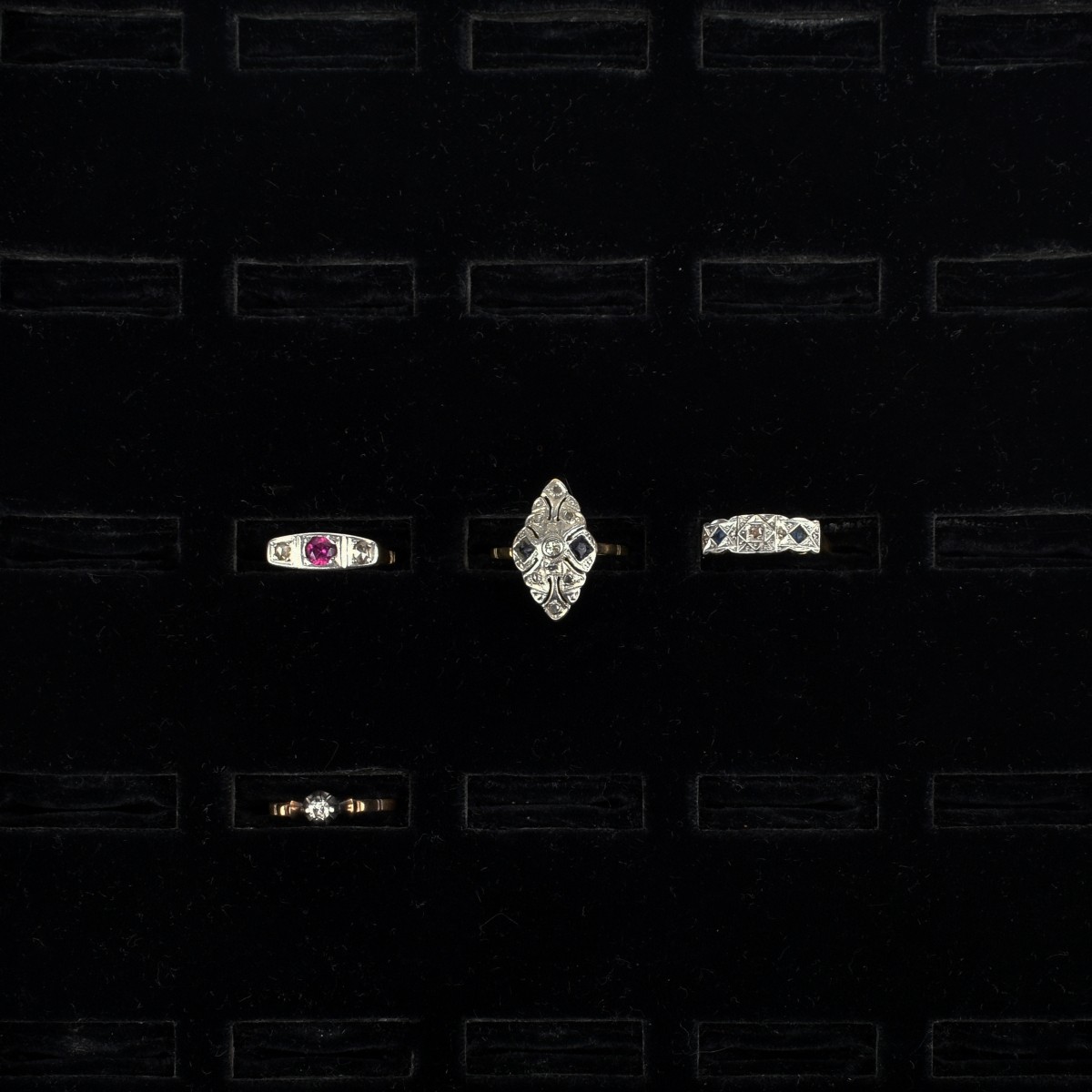 Four Antique Rings
