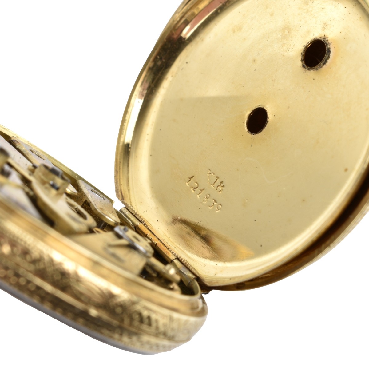 Mathey Geneve 18K Pocket Watch