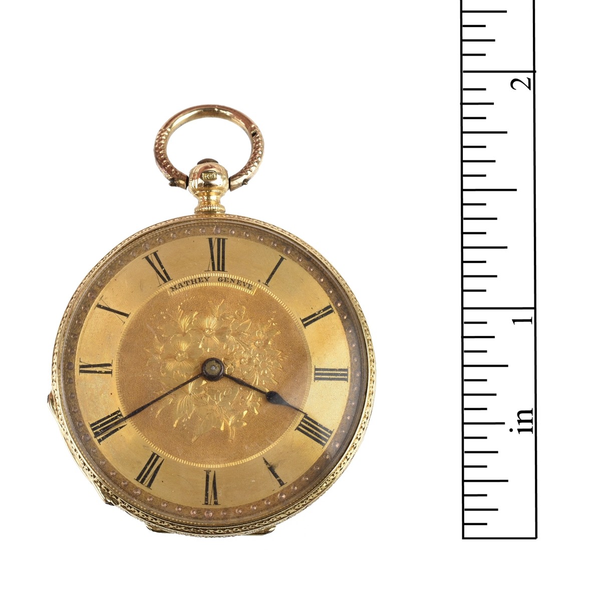 Mathey Geneve 18K Pocket Watch