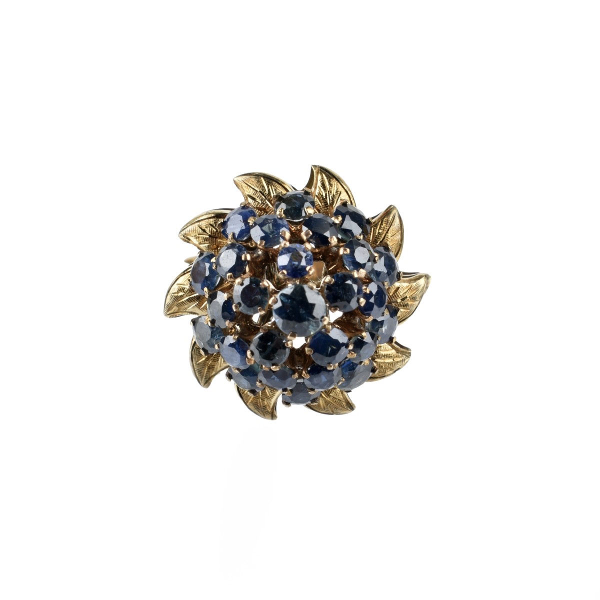 Sapphire and 14K Ring