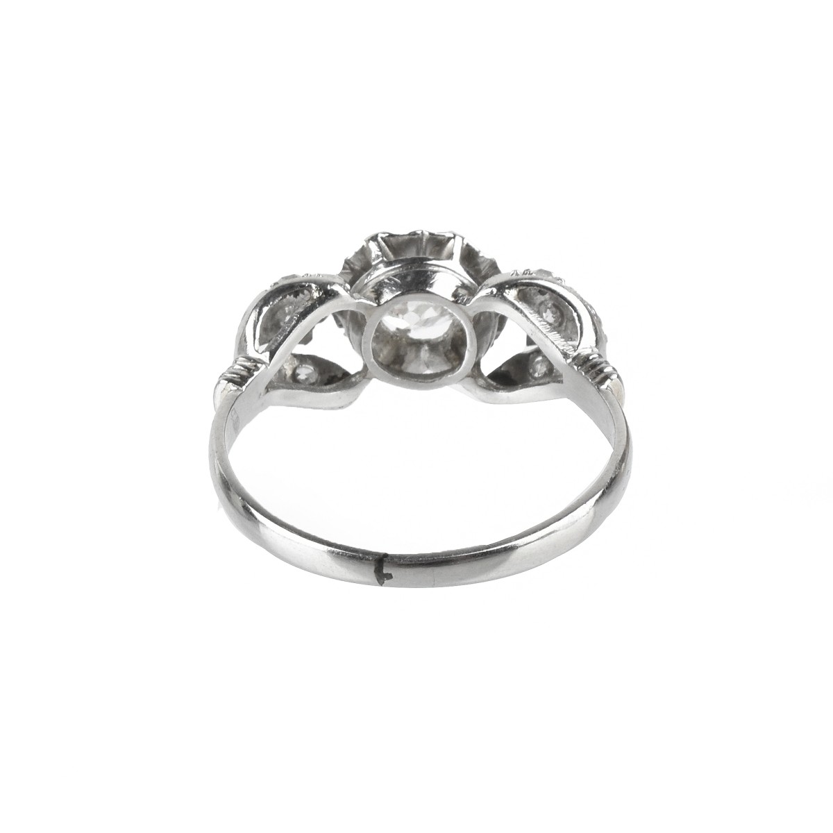 Diamond and Platinum Ring