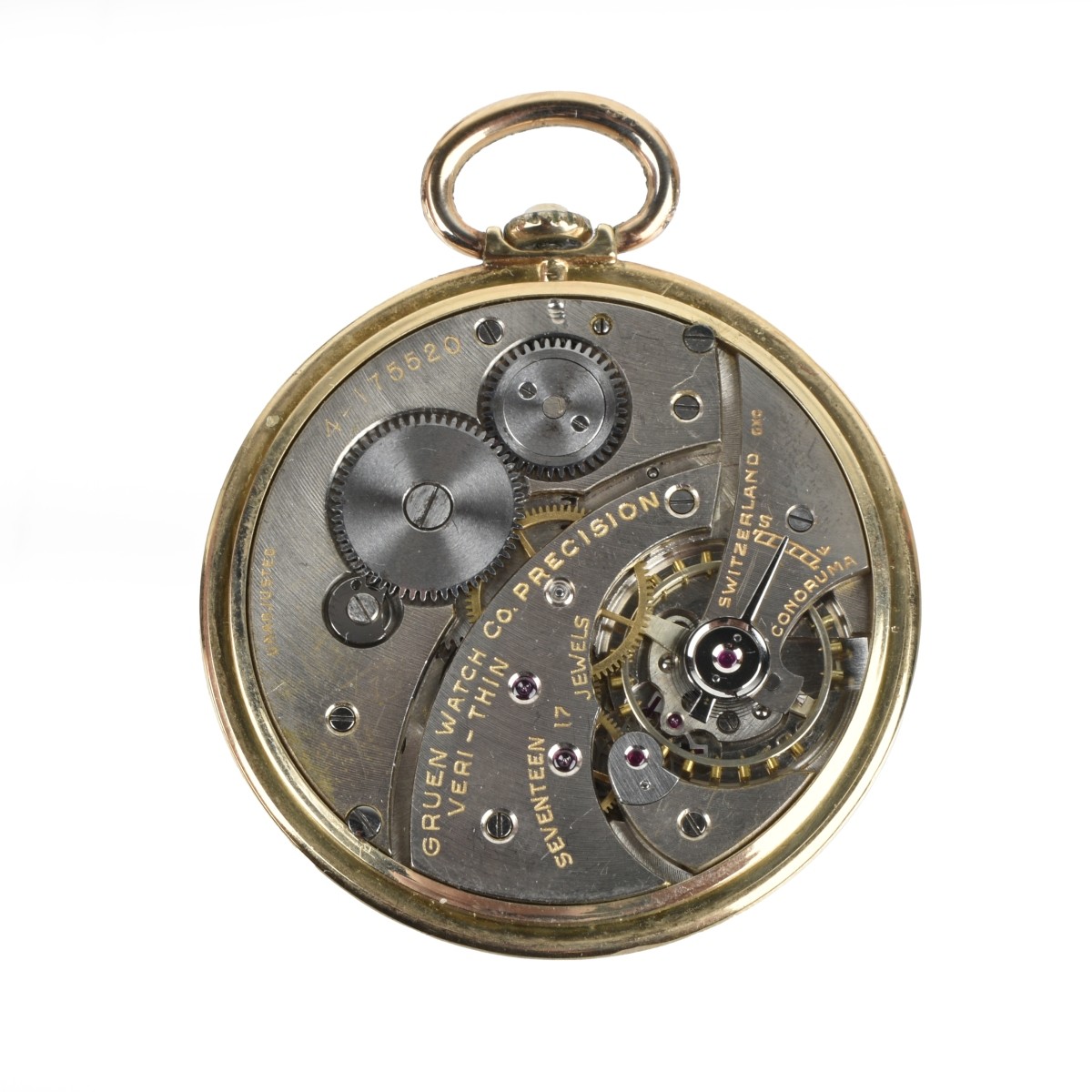 Gruen 14K Pocket Watch