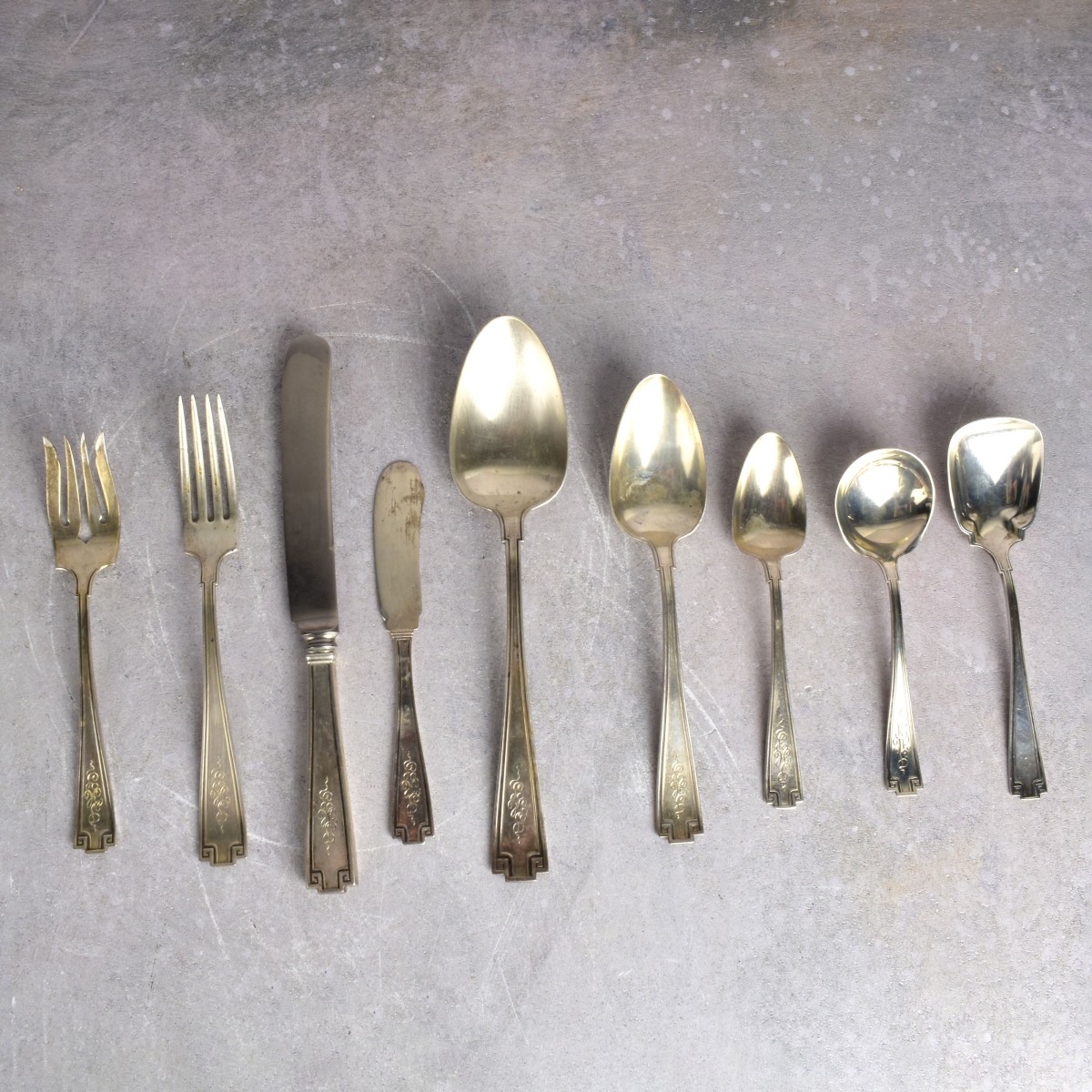Antique Gorham Etruscan Sterling Silver Flatware