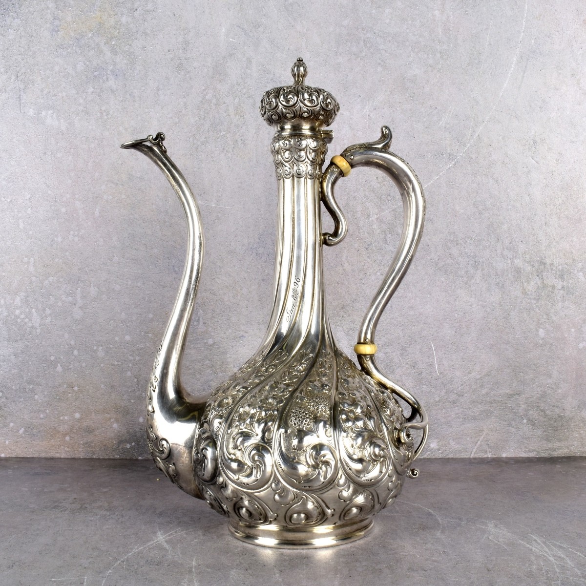 William B. Durgin Sterling Silver Coffee Pot