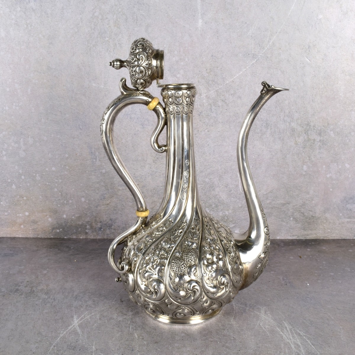 William B. Durgin Sterling Silver Coffee Pot