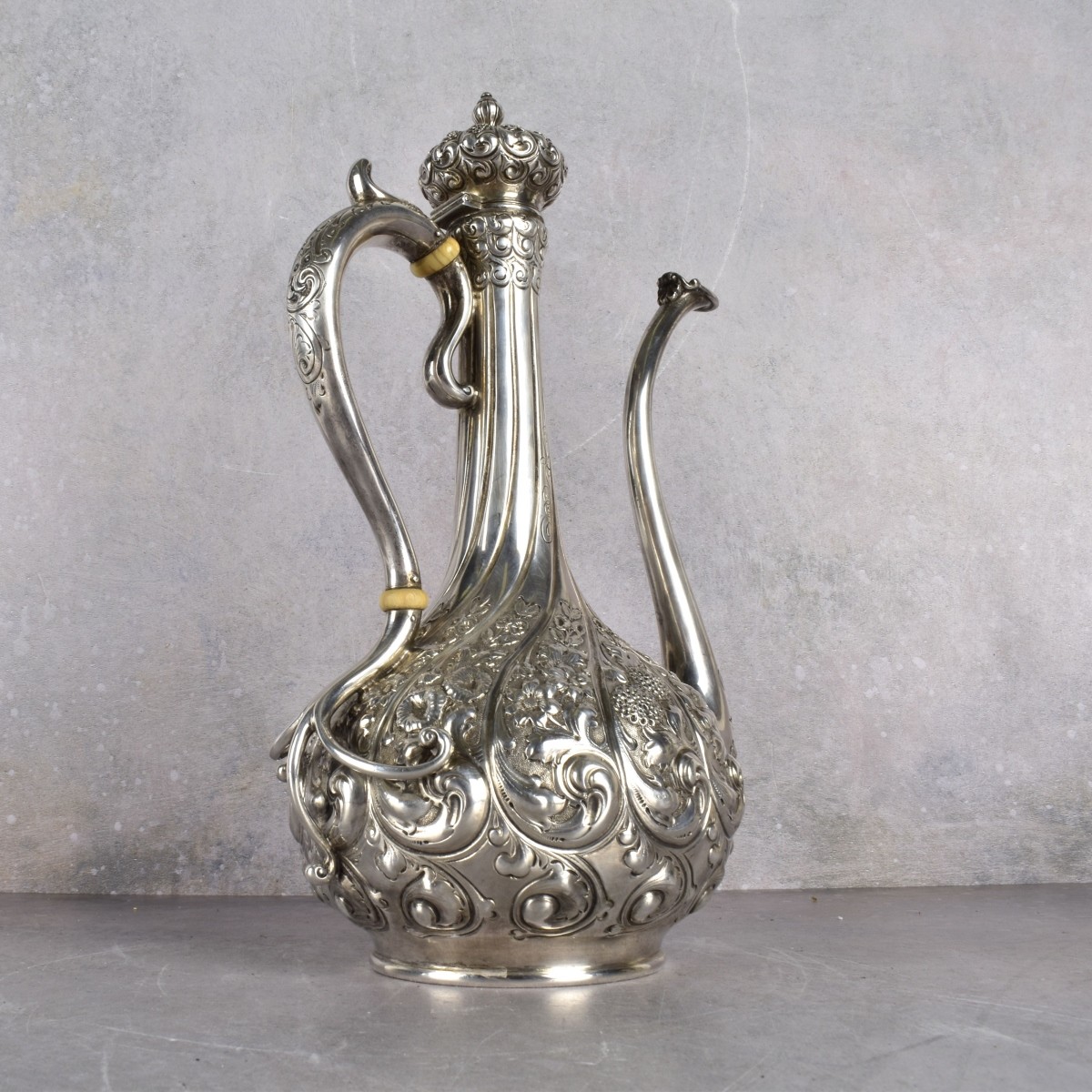 William B. Durgin Sterling Silver Coffee Pot