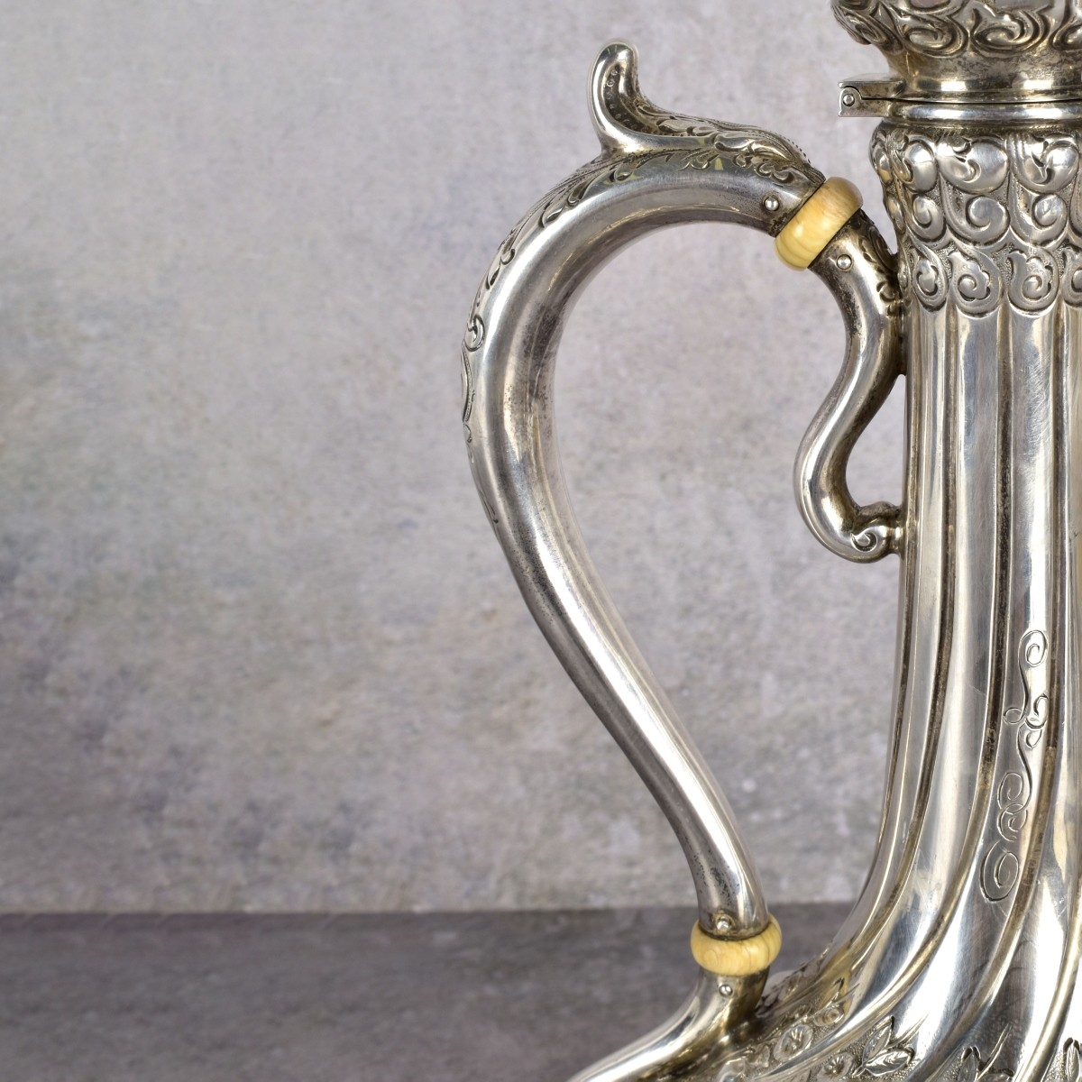 William B. Durgin Sterling Silver Coffee Pot