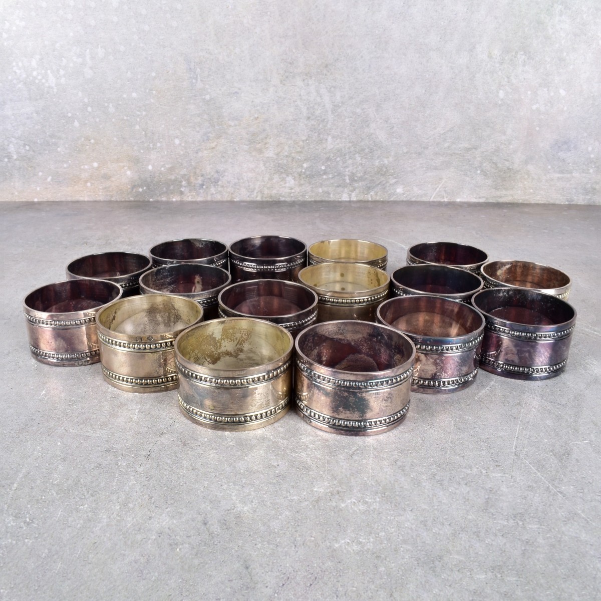 Gump's Silver Plated Napkin Holders